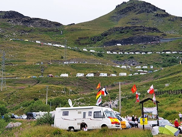 Tour de France scenic mountain views Val Thorens